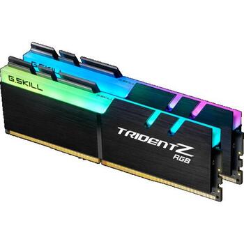 G.Skill Trident Z RGB F4-3200C16D-16GTZR модуль памяти, 16 ГБ, 3200 MT/s, 1.35 В, CL16, 2 x 8 ГБ, DIMM 288-pin, RGB LED (F4-3200C16D-16GTZR)