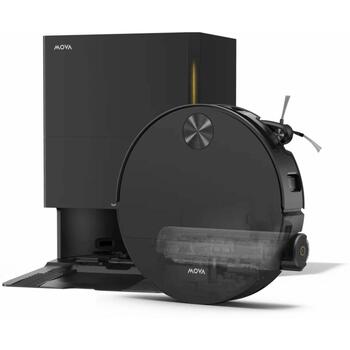 Mova робот-пылесос S70 Roller RLZ12SE, 28000 Па, 5200 мАч, 3.2 л, 5/4.5 л, 9 см, 35 см, 1.2 см, влажная и сухая уборка, MaxiReach (RLZ12SE)
