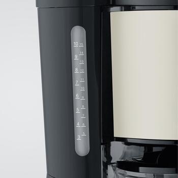 Severin Фильтровая кофеварка KA 9575, 1000W, 10 чашек, съемный фильтр, автоматическое отключение, индикатор уровня воды (KA 9575)