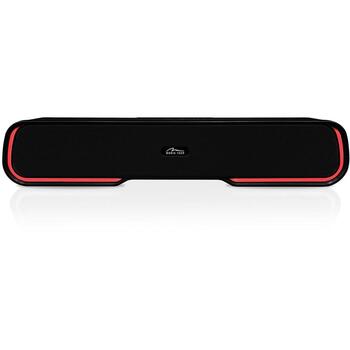 Media Tech Беспроводной динамик MT3180, 10W RMS, 450W PMPO, Bluetooth 5.1, FM радио, microSD, USB, AUX, встроенный микрофон (MT3180)