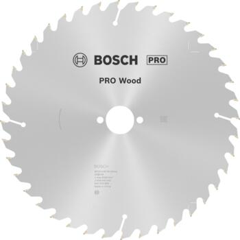 Stacionārā ripzāģa disks 254x30x40, kokam, Galda zāģiem PRO WOOD RIPZĀĢA ASMENS, 2608640443, BOSCH (2608640443)