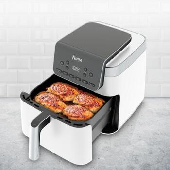 Ninja фритюрница AF180EU, 2000 Вт, 6.2 л, 40 - 240 °C, 6 функций приготовления, таймер, автоотключение, антипригарное покрытие (AF180EU)