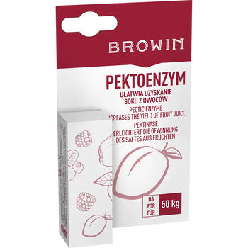 Browin Пектиновый фермент 401400, 10ml, 1.5cm, 13.2cm, 8cm, 10g, эффективный, простой в использовании (401400)