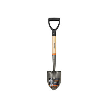 Mazā lāpsta 69cm ar apaļu asmeni 15x37cm, koka kāts ar plastmasas D-rokturi TR-BY Truper (TR-BY)