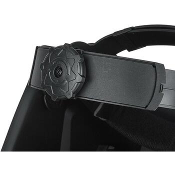 Geko metināšanas maska ar LED lukturīti G01881, skatīšanās laukums 92 × 42 mm, toņu diapazons DIN 4 / 9–13 (G01881)