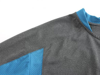 Pesso Breeze футболка MP205_M-XL, серый/синий, XL, 0.23кг, 92% терилен, 8% спандекс, 95% полиэстер, 5% спандекс, быстросохнущая (MP205_M-XL)
