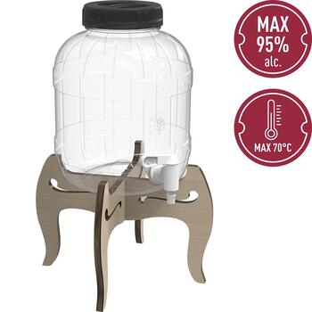 Browin банка с краном 5 L, 602555, 5.0 L, без BPA, с крышкой, продается поштучно (602555)