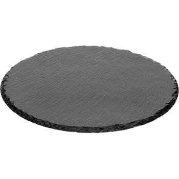 Browin 312027 rotējošs šīfera akmens trauks, 30 cm, griešanās mehānisms, pretslīdes kājiņas, aukstiem ēdieniem (312027)