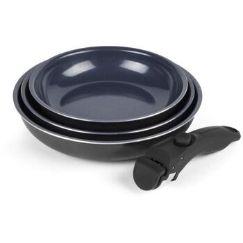 Russell Hobbs Сковородки набор RH03314, 20см, 24см, 26см, антипригарное покрытие, умная ручка (RH03314)