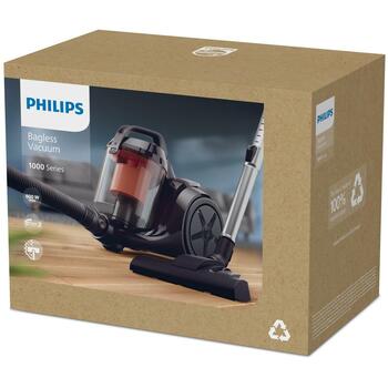 Philips пылесос XB1142/10, 800 Вт, цилиндрический, сухая уборка, безмешковый контейнер для пыли 1.3 Л, HEPA фильтр (XB1142/10)