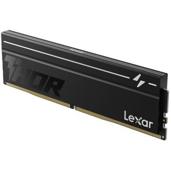 Lexar atmiņa THOR2.0 LD5U16G60C400V-RGD, DDR5, 32GB, 2x16GB, 6000MHz, CL40, melna, alumīnija radiators, Intel XMP 3.0, AMD EXPO (LD5U16G60C400V-RGD)