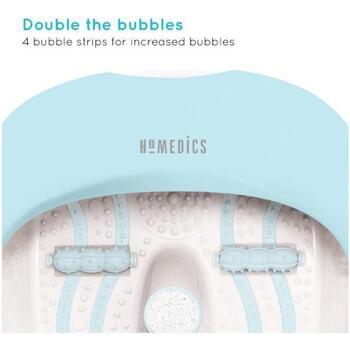 Homedics Kāju Vanna FS-150-EU, Daudzkrāsains, Taimeris, Burbuļu režīms, Masāžas funkcija, Vibrējošā masāža, 4 ruļļi, 1 gab. (FS-150-EU)