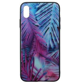 Tellur TLL121375, iPhone XS Max aizmugurējais vāciņš, poliuretāns, violeta/zila, pret skrāpējumiem, putekļu drošs (TLL121375)