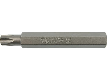 Yato бита для отвертки YT-0406, T40, 30 мм, S2, CRV 6150, пескоструйная обработка, 10 мм, шестигранный держатель (YT-0406)