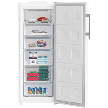 Beko Морозильник B5RFNE274W, 220L, 151.5см, класс E, No Frost, 1 дверь, 38дБ (B5RFNE274W)