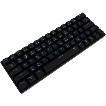 White Shark Клавиатура KAIKEN-US, 63/64 клавиши, Механический красный переключатель, RGB подсветка, 1,5м кабель, USB, BT, 2,4 GHz (KAIKEN-US)