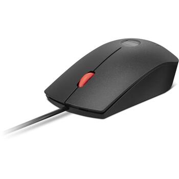 Lenovo USB datorpele Gen3 4Y51S24029, 2000 dpi, optiskā, 3 pogas, pirkstu nospiedumu lasītājs, USB-A (4Y51S24029)