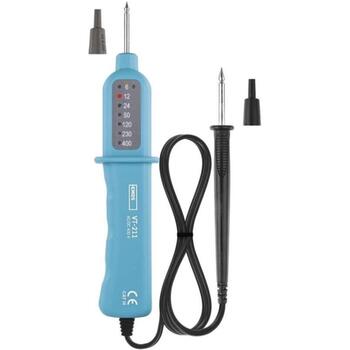 Emos Тестер напряжения VT-211 M0003BN, 6-400 V AC/DC, оптическая индикация, IP54, питание от сети (M0003BN)