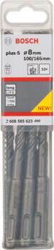 SDS-plus-5 urbis (S4L) 8 x 100 x 165 mm, 10 gab., Perforatora urbjiem SDS PLUS-5 URBIS, 2608585623, BOSCH (2608585623)