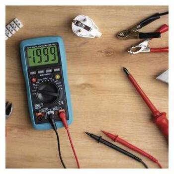 Emos Мультиметр MD-420 M0420, 2-300V AC, 200mV-300V DC, 1000A, 200Ω-20MΩ, 3,5 цифровой дисплей, автоматическое отключение (M0420)