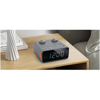 Muse Dual Alarm Clock Radio M-17 LG, FM/MW 6 предустановленных станций, LED 0.9