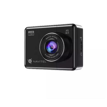 Двухканальный автомобильный видеорегистратор Full HD 1080P с Wi-Fi и записью звука R9 DUAL Navitel (R9 DUAL)