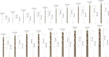 Urbjmašīnām/skrūvgriežiem PRO STAINLESS STEEL HSS-CO SPIRĀLVEIDA URBJU KOMPLEKTS, 2608587014 BOSCH (2608587014)