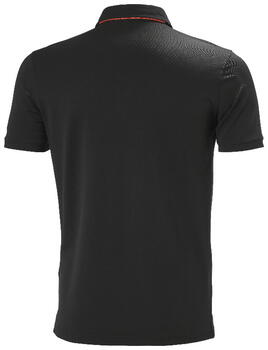 Helly Hansen рубашка поло Kensington Tech 79248_991-M, 185 g/m², UPF 40+, 100% полиамид, черный, M, застежка на пуговицах (79248_991-M)