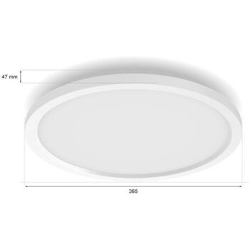 Philips Hue Surimu умный потолочный светильник 8721103044594, 2850 лм, 40 Вт, 2000-6500 K, IP20, Bluetooth, Zigbee (8721103044594)