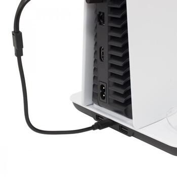 White Shark Игровая консоль подставка GUARD, USB Type C, 2xUSB 600mA, 3 LED вентилятора, кнопка питания (GUARD)