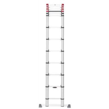 HAILO 037113131 Teleskopiskās kāpnes T80 FlexLine, alumīnijs, 13 pakāpieni, 380 cm, 150 kg, 111-380 cm (037113131)