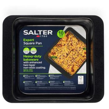 Salter Expert квадратная форма для выпечки BW14530, 5.8x21.6x25cm, углеродная сталь, 220°C, двухслойное антипригарное (BW14530)