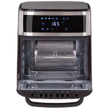 Adler Мини-печь AD 6309, 1700 Вт, 13 Л, нержавеющая сталь/черный, 40-200°C, конвекция, сенсорная панель (AD 6309)