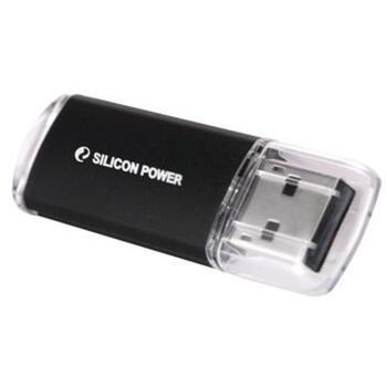 Silicon Power USB флеш-накопитель Ultima-II SP008GBUF2M01V1K, 8 ГБ, USB 2.0 Type-A, светодиодный индикатор, черный (SP008GBUF2M01V1K)