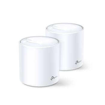 TP-Link Deco X60(2-pack) беспроводная точка доступа, AX3000, 2402+574 Мбит/с, 2x Gigabit, Wi-Fi 6, MU-MIMO, OFDMA, WPA3, HomeCare (Deco X60(2-pack))
