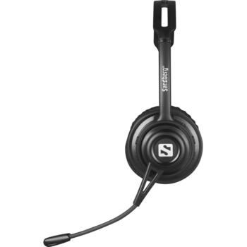 Sandberg Bezvadu austiņas 126-44, 230g, 20h, 108.5dB, Bluetooth 5.3, ANC+ENC, aktīvā trokšņu slāpēšana (126-44)