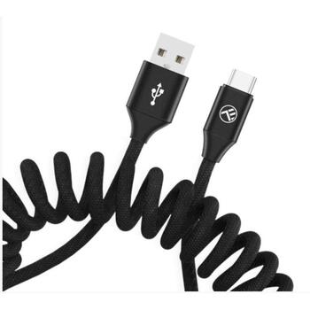 Tellur Кабель передачи данных TLL155395, 1,8м, 3A, Type-C, USB-A, ткань, 480Mbit/s, защита от перезарядки (TLL155395)