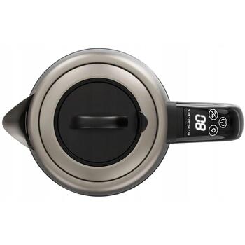 Black+Decker BXKE2205E электрочайник, 2200W, 1.7L, 60-100°C, стекло, эргономичный, моющийся фильтр (ES9580110B)