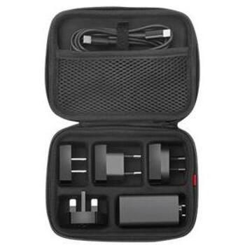 Lenovo Путевой адаптер USB-C AC 40AW0065WW, 65 Вт, AC 100-240 В, 5/9/15/20 В, 4 вилки, компактный дизайн (40AW0065WW)