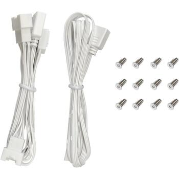 Deepcool ventilators FL12R SE WH 3IN1 R-FL12RSE-WHAPN3-G, 120mm, 3 gab., balts, 4-pin PWM, hidrodinamiskais gultnis (R-FL12RSE-WHAPN3-G)