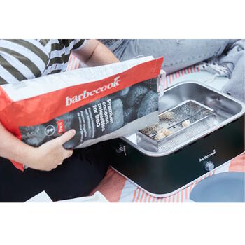 Barbecook Premium kokosriekstu briketes kokogļu grilam ilgstošai un vienmērīgai grilēšanai 100% dabīgas deg līdz 240min 5kg BC-ACC-7425 (BC-ACC-7425)