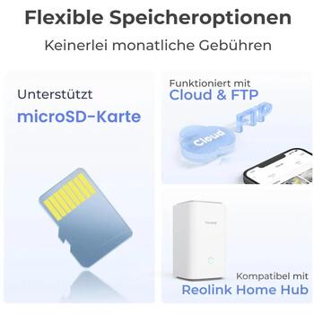 Reolink drošības kamera Argus B320 BWB5MP07SPW, 5 MP, 2880 x 1616 p, 4900 mAh, IP65, WiFi, mikroSD līdz 128 GB, saules panelis (BWB5MP07W)