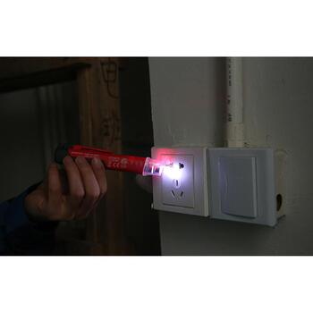 Uni-T UT12D-EU детектор напряжения, 24–1000 V, 90–1000 V, 50/60 Гц, 50 г, автоотключение, светодиодный индикатор, звуковой сигнал (UT12D-EU)