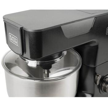 Black Decker Planetārais pārtikas pārstrādātājs ES9130060B, 1000 W, 5.2 L, nerūsējošais tērauds, 8 jaudas līmeņi (ES9130060B)
