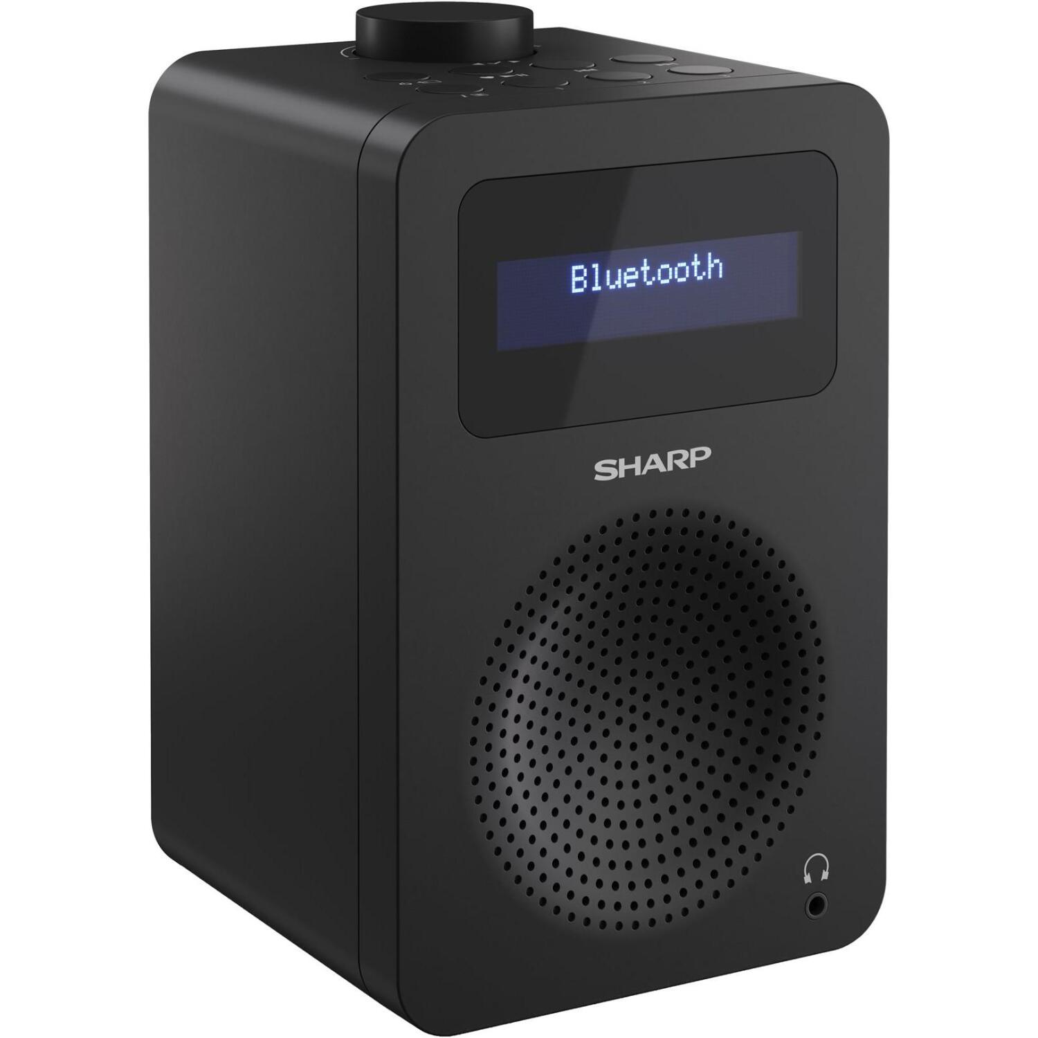 Sharp DAB+ радио DR-430(BK), 5W, Bluetooth, ЖК дисплей, черный цвет (DR-430(BK))