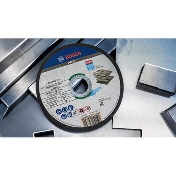 Bosch Griešanas disks 2608601513, 150mm, 1.6mm, 22.23mm, 80m/s, 10200rpm, Inox, taisns (2608601513)