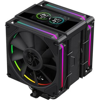 Gamemax procesora gaisa dzesētājs SIGMA 620 LCD BK, 0.154kg, 0.164kg, 0.005985m³, melna (SIGMA 620 LCD BK)