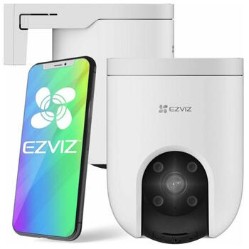 Ezviz H8C CS-H8C-3MP, 3MP 2K, 350°/80°, 30м, IP65, H.265, MicroSD до 512GB, 2.4GHz, DC 12V, белый (CS-H8C-3MP)