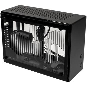 Zalman M2 Mini ITX Korpuss M2 mini (Gray), 328x150x235mm, 2.8kg, Alumīnijs, Tērauds, 2x2.5