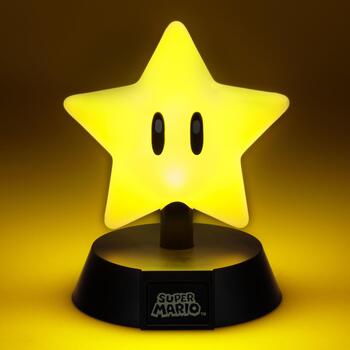 Paladone Super Mario Super Star Icon Light PP6361NNV3ID, LED, 10см, настольный, желтый (PP6361NNV3ID)